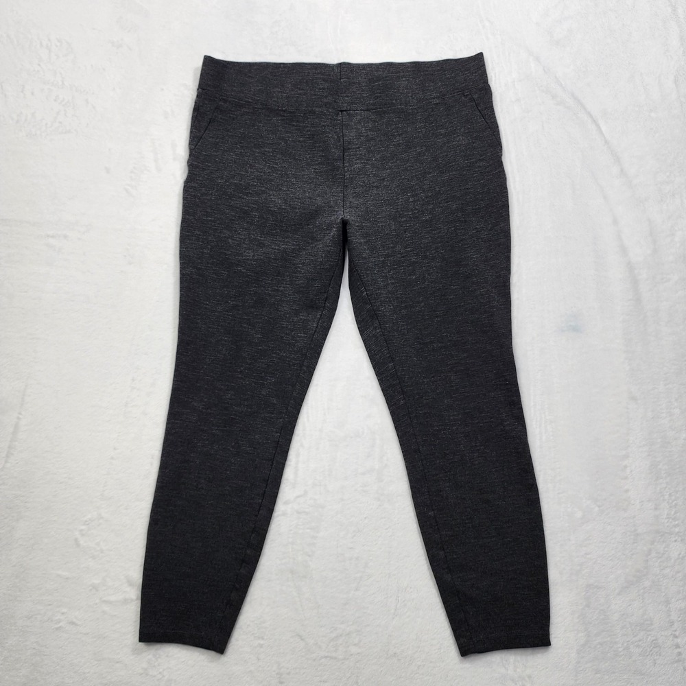 Matty M Leggings Womens XL Gray High Rise‎ Ankle Jegging Pockets Stretch Casual